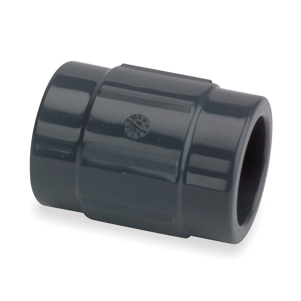 Grainger Approved 829-005 Coupling, 1/2 in, Schedule 80, Socket 6NG52