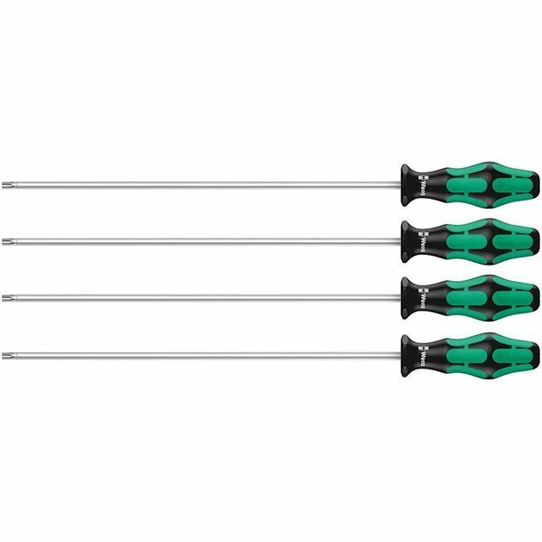Wera 367/4 HF 300 mm 4/Piece Screwdriver W/Holding Function