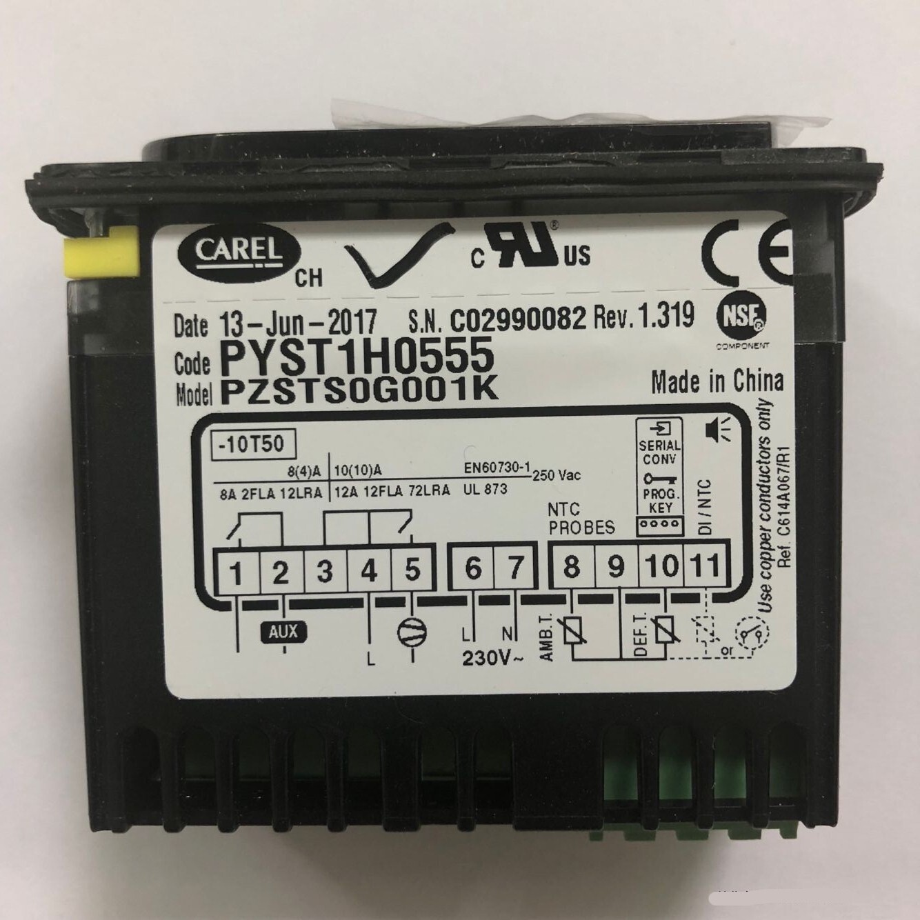 1pc PYST1H0555 PZSTS0G001K PZSTSOGOO1K PZH5C00001 Italy CAREL controller