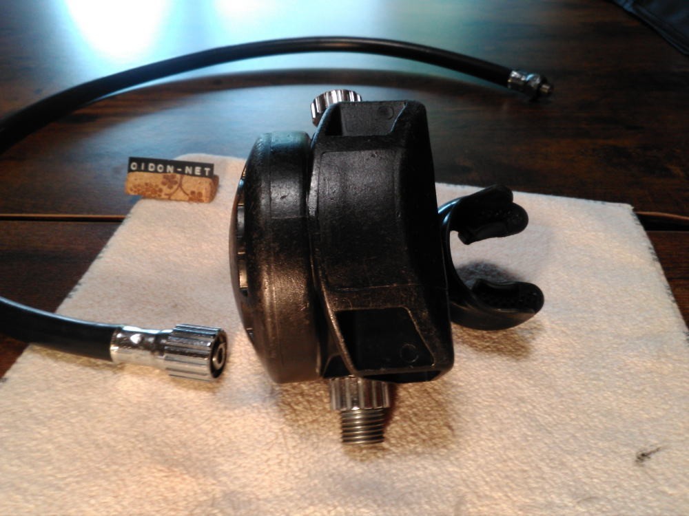 Scubapro G250 GRAPHITE Second-Stage. Pressure checked; no air leaks