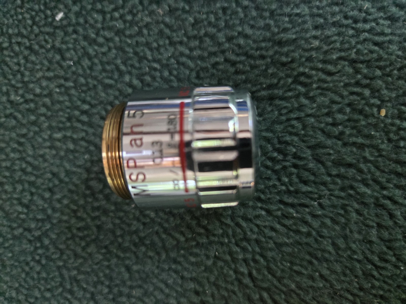 Olympus MS Plan 5x 0.13 Infinity IC5/- 180mm Microscope Objective Lens