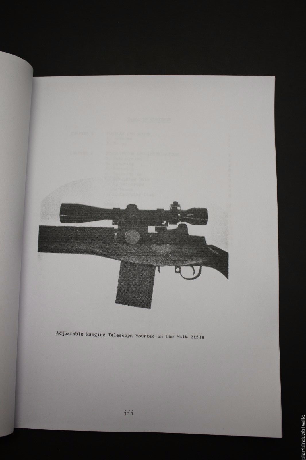 Manual Adjustable Ranging Telescope (ART) Scope National Match 1968 copy