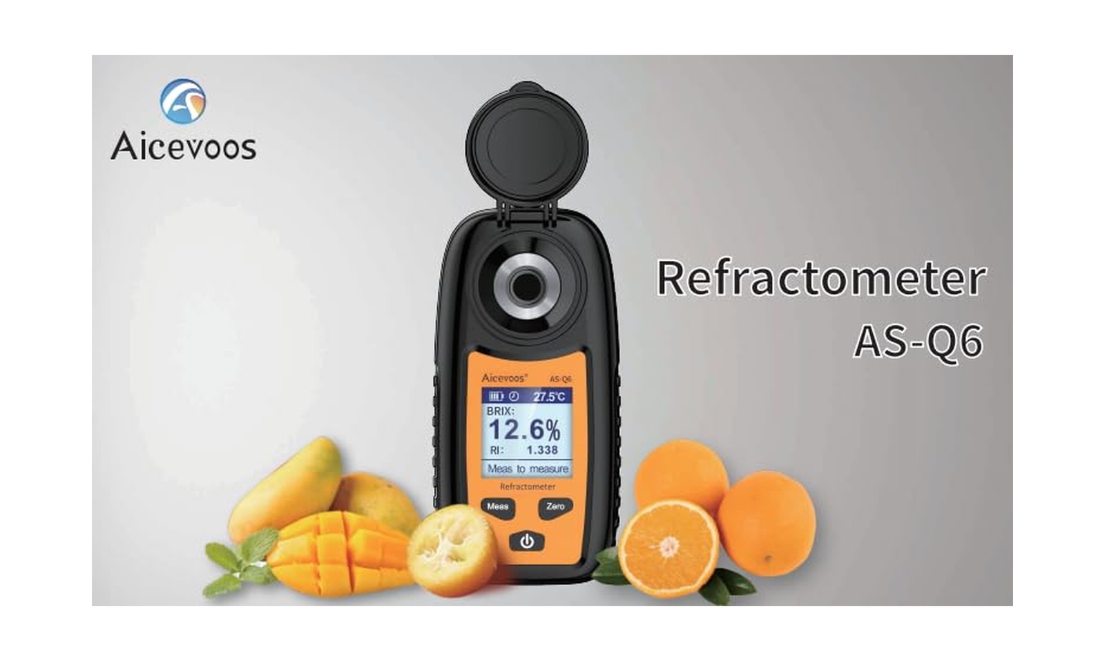 Digital Sugar Brix Refractometer brix Meter Automatic Temperature Compensatio...