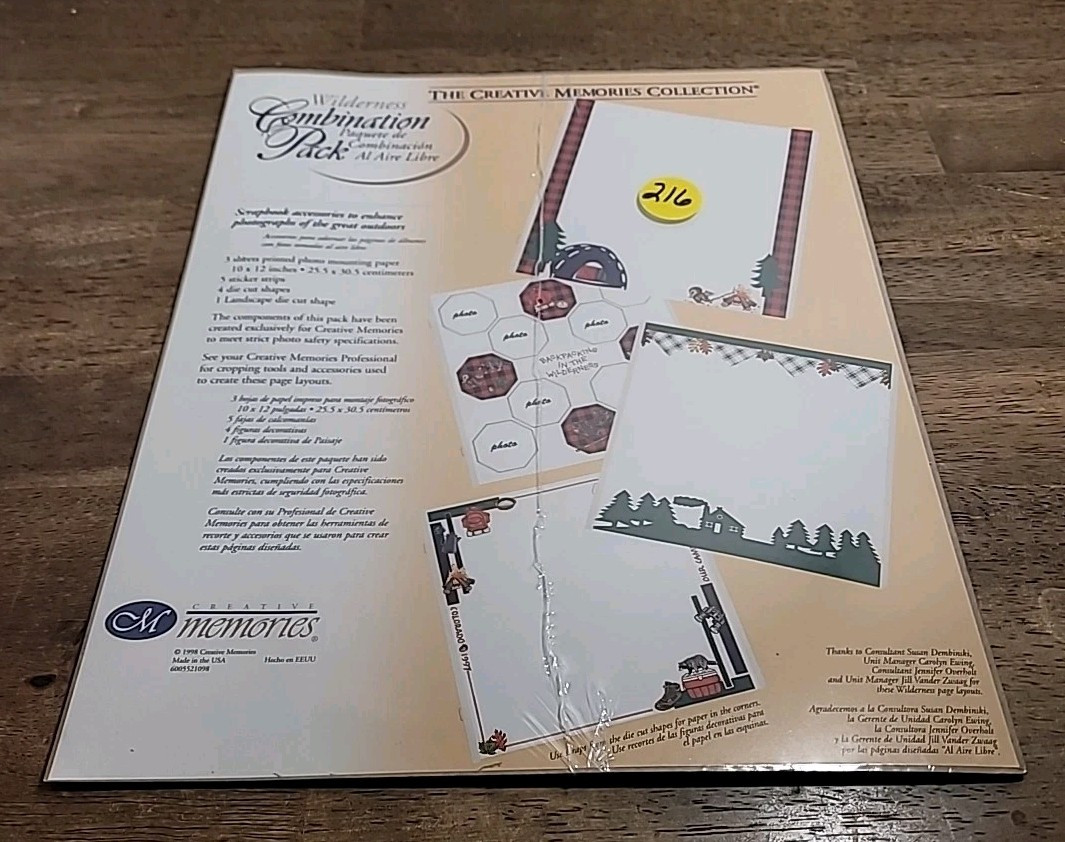 Creative Memories Collection Wilderness Combination Pack 10 x 12
