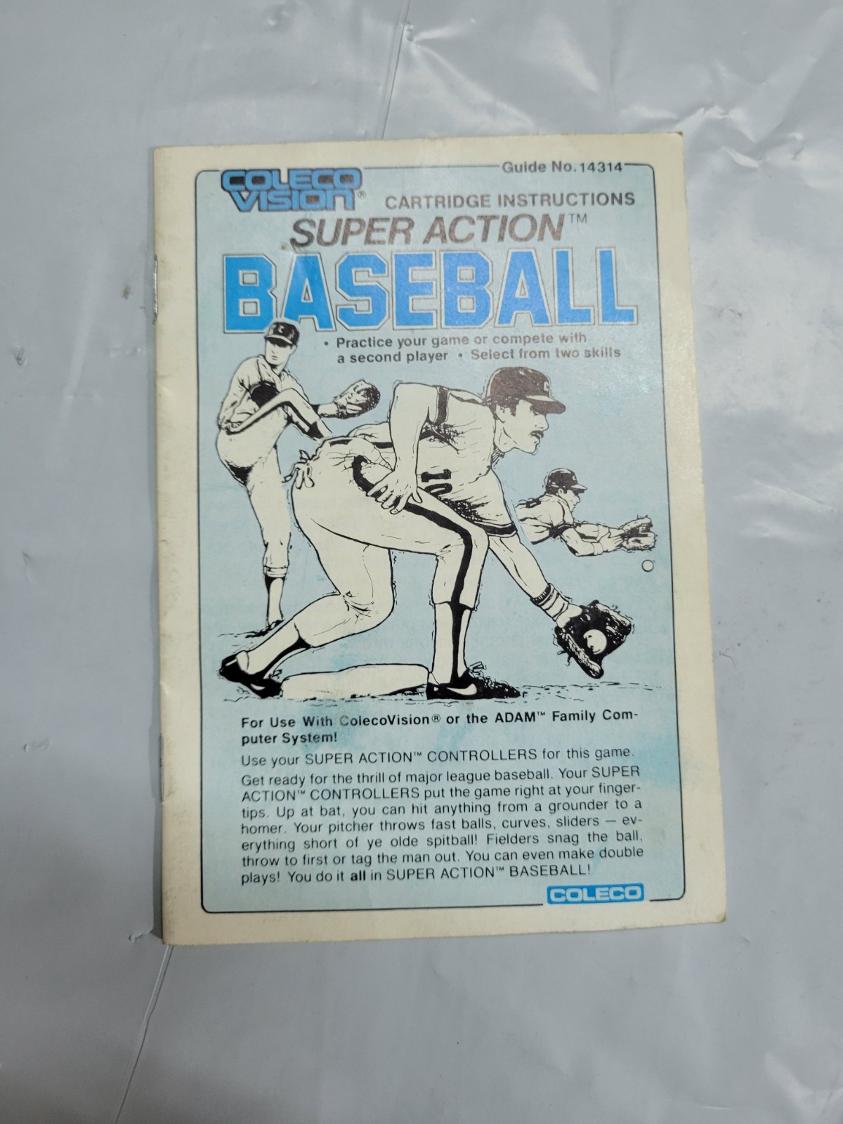 Super Action Baseball Manual