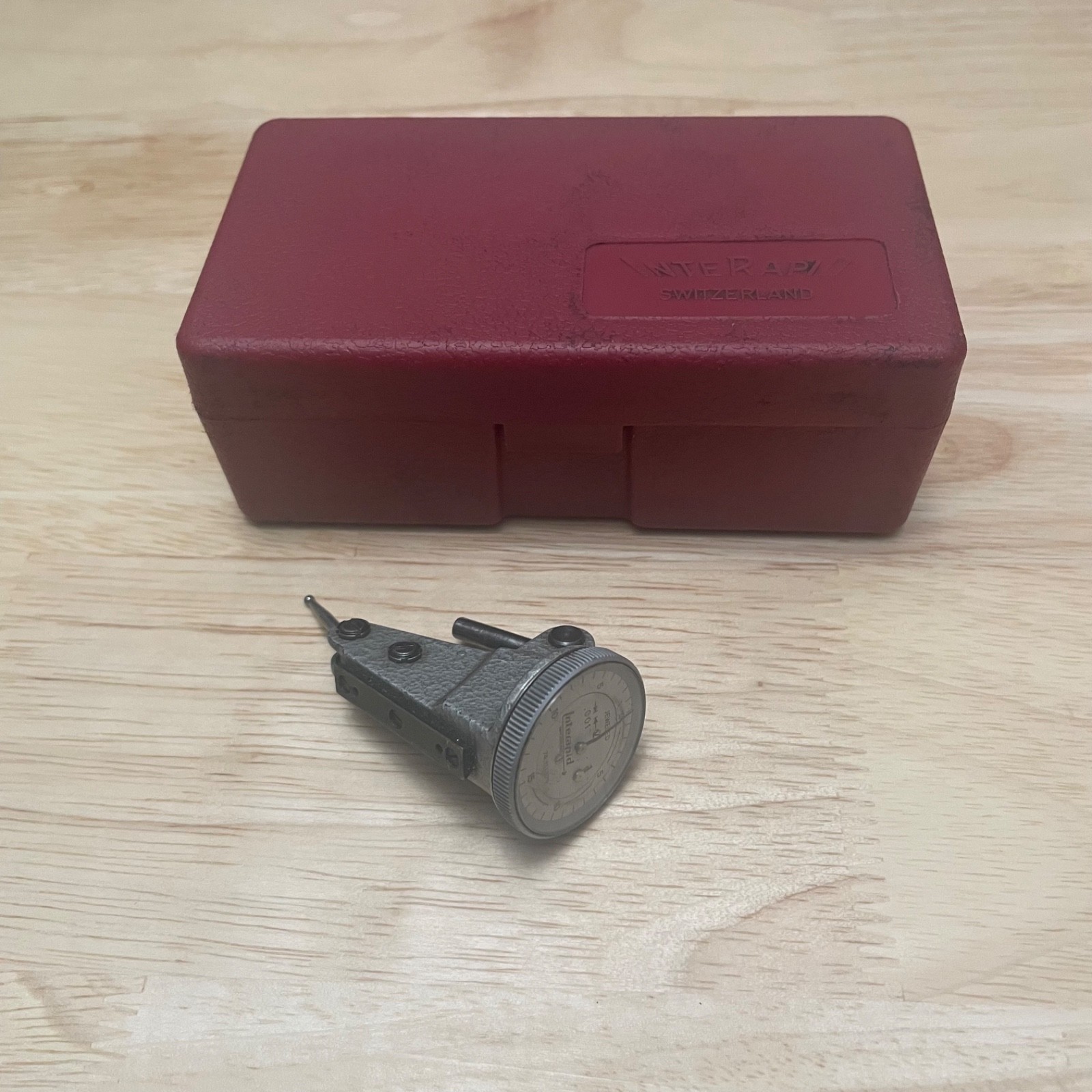 Interapid .0005" Vertical Dial Test Indicator 312B-2V w/Case
