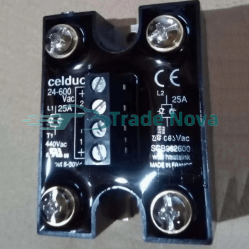 1PCS New For Celduc SCB962600 24-600VAC/25A/8-30VDC Solid State Relay