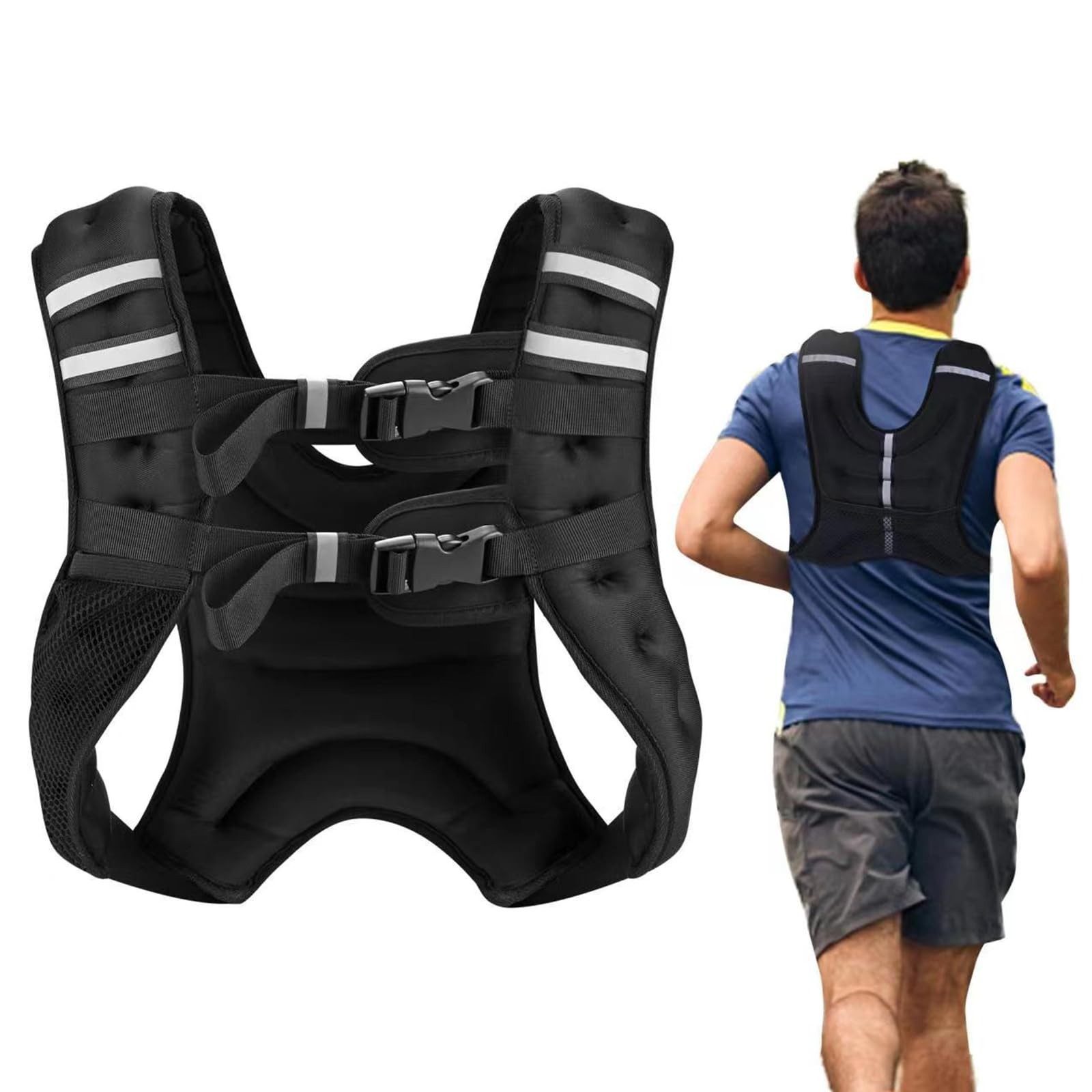 Weighted Vest for Men Workout，Strength Training Weight Vest for Men and W