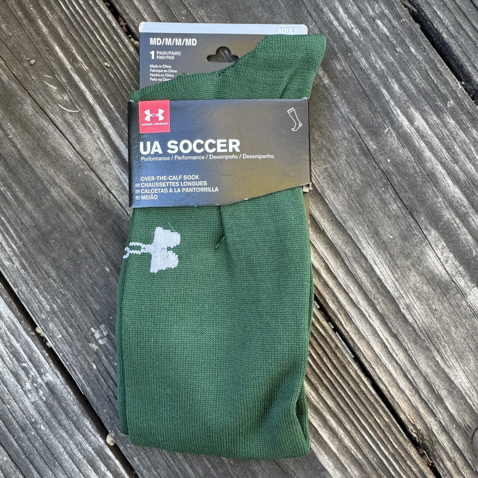 Soccer Socks Under Armour UA Performance Over-the-Calf Adult Medium Forest Green