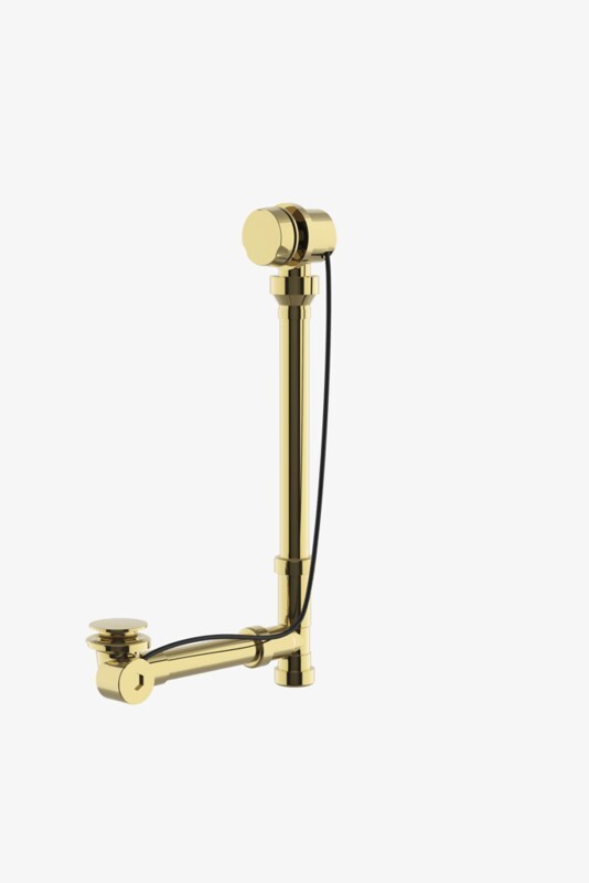 Waterworks 26-39693-65746 Universal Pop-up Waste and Overflow UNLAQUERED BRASS