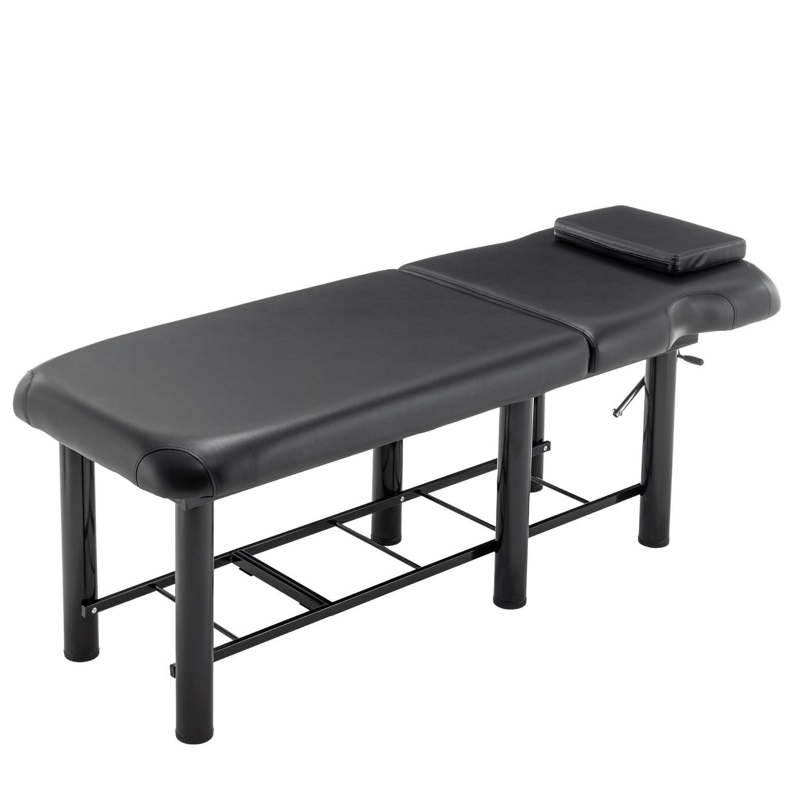 Multifunctional Spa Beauty Bed with Memory Foam, Removable Headrest, Bottom