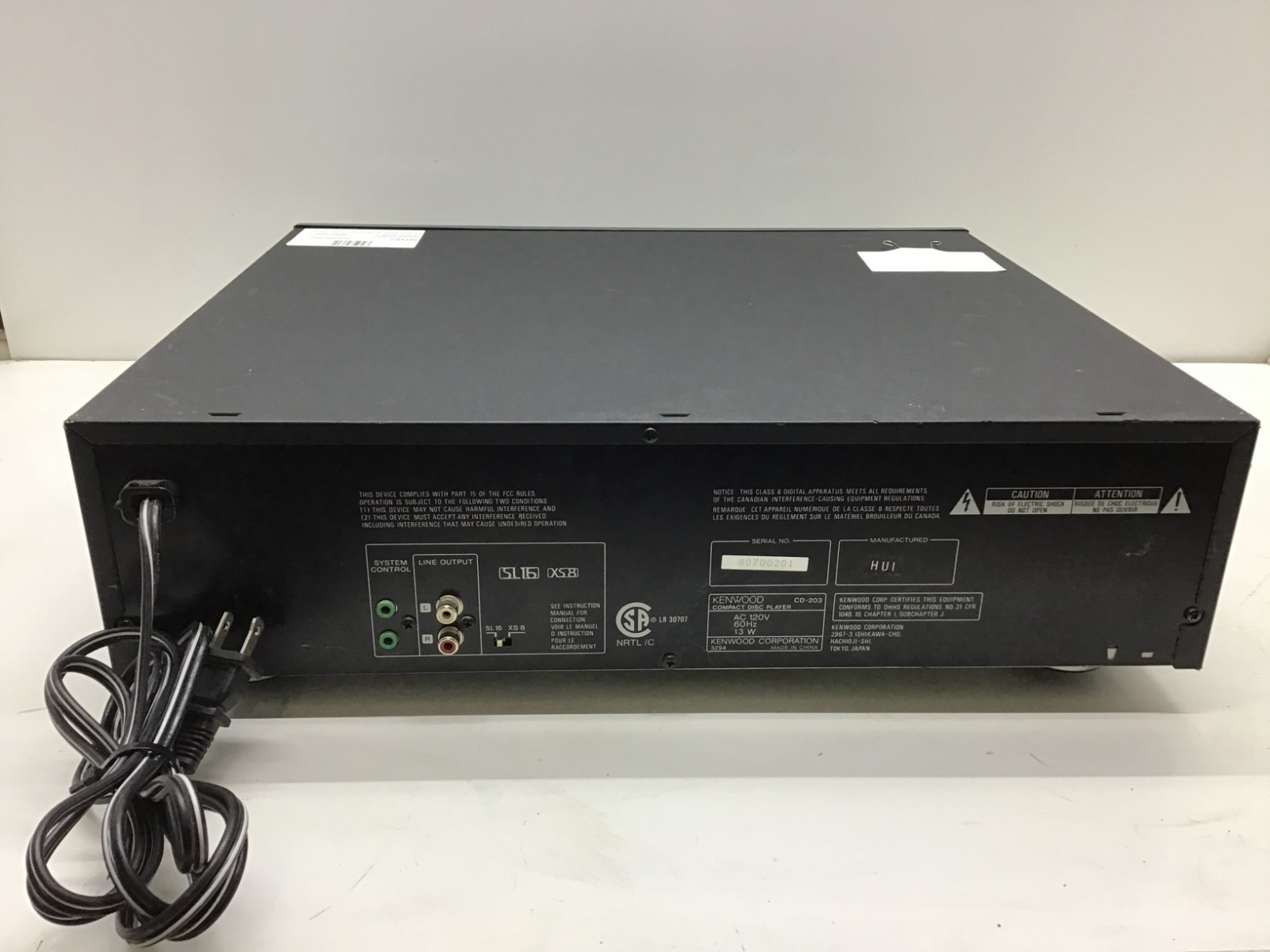Kenwood CD-203 CD Changer - Tested - Read