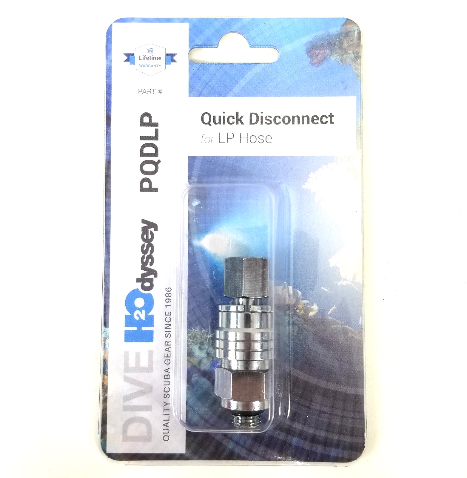 Scuba Dive Low Pressure, LP 2nd Stage Regulator Hose Quick Disconnect QD Adapter