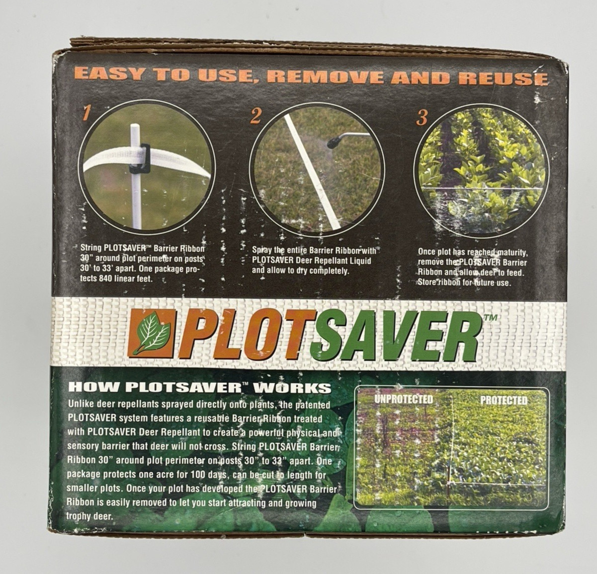 PlotSaver Deer Barrier System - 1 Acre Kit - [New in Box]
