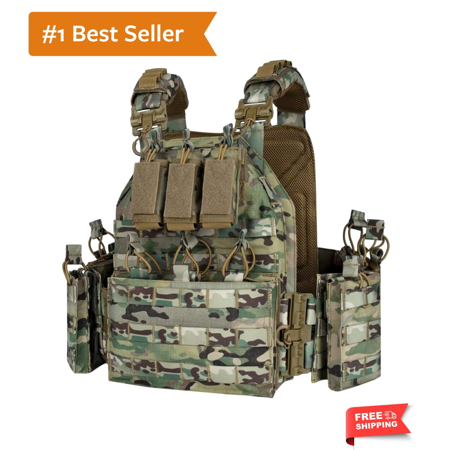 Camo Tactical Outdoor Carrier Vest