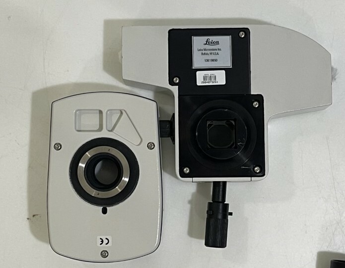 Leica Microscope DM LB2 W/ ICC A video camera & C plan Objectives, DHL Shipping