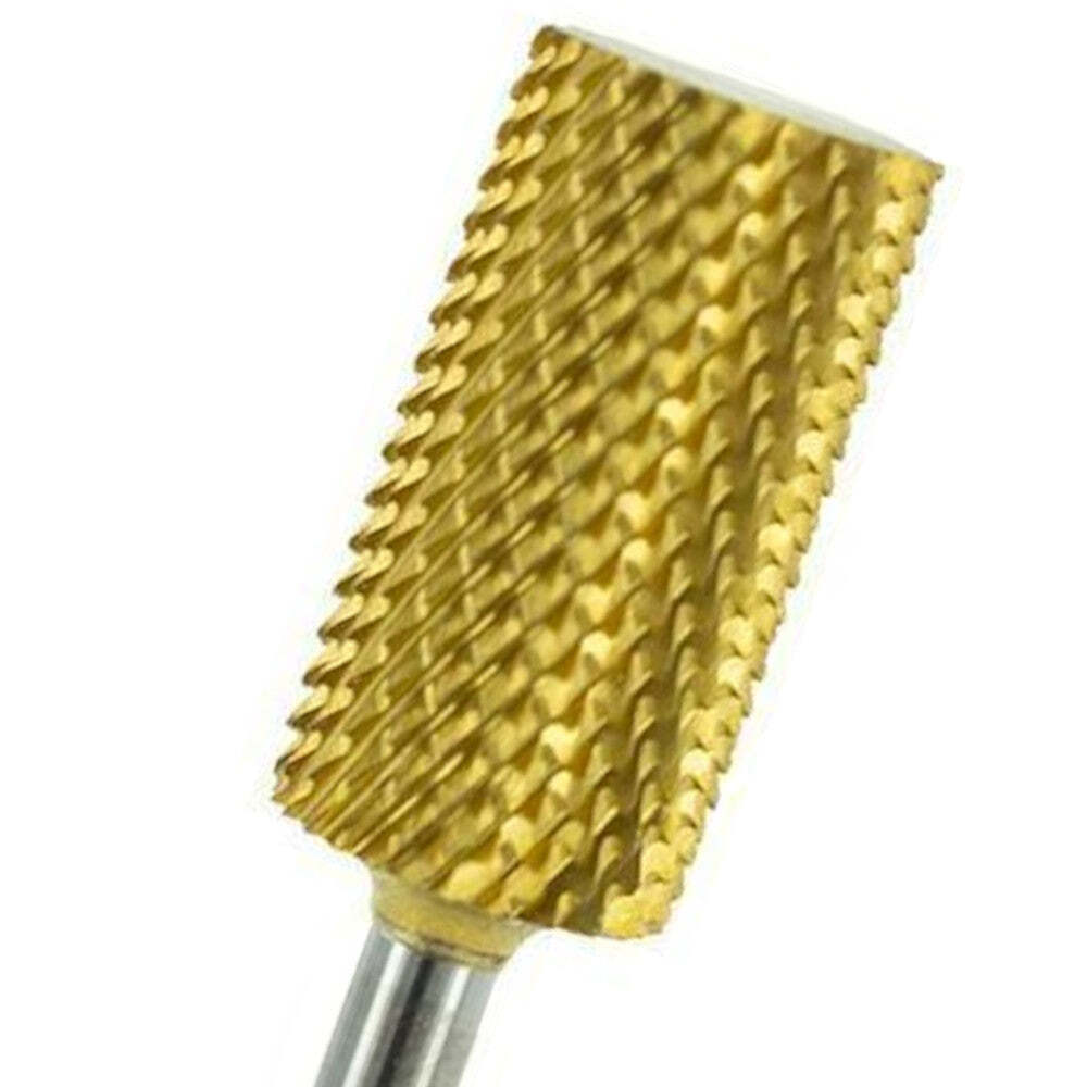 Medicool Gold Carbide Barrel Nail Filing and Shaping Bit for Manicure |