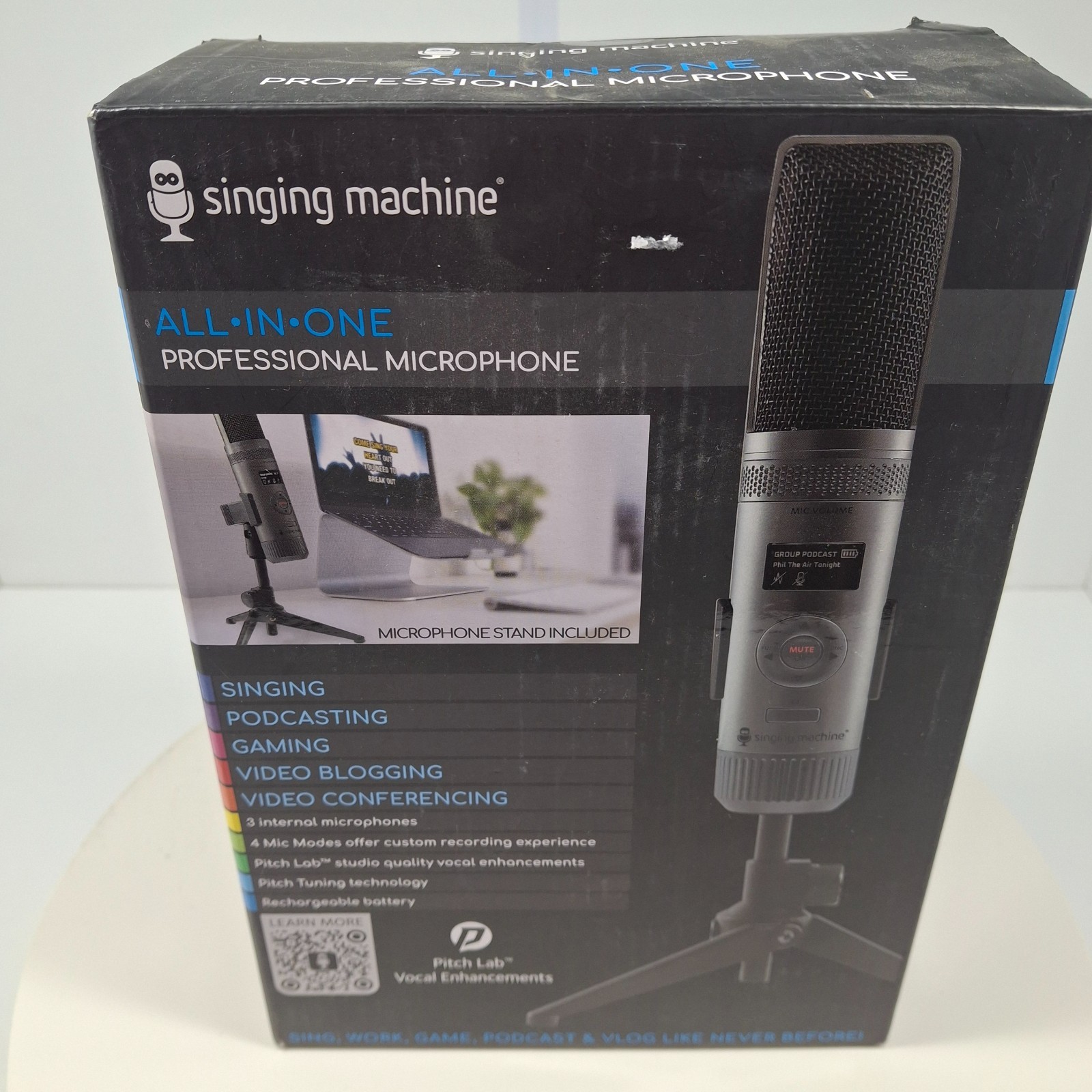Singing Machine SMM2097 All‑In‑One Professional Microphone – Original Box