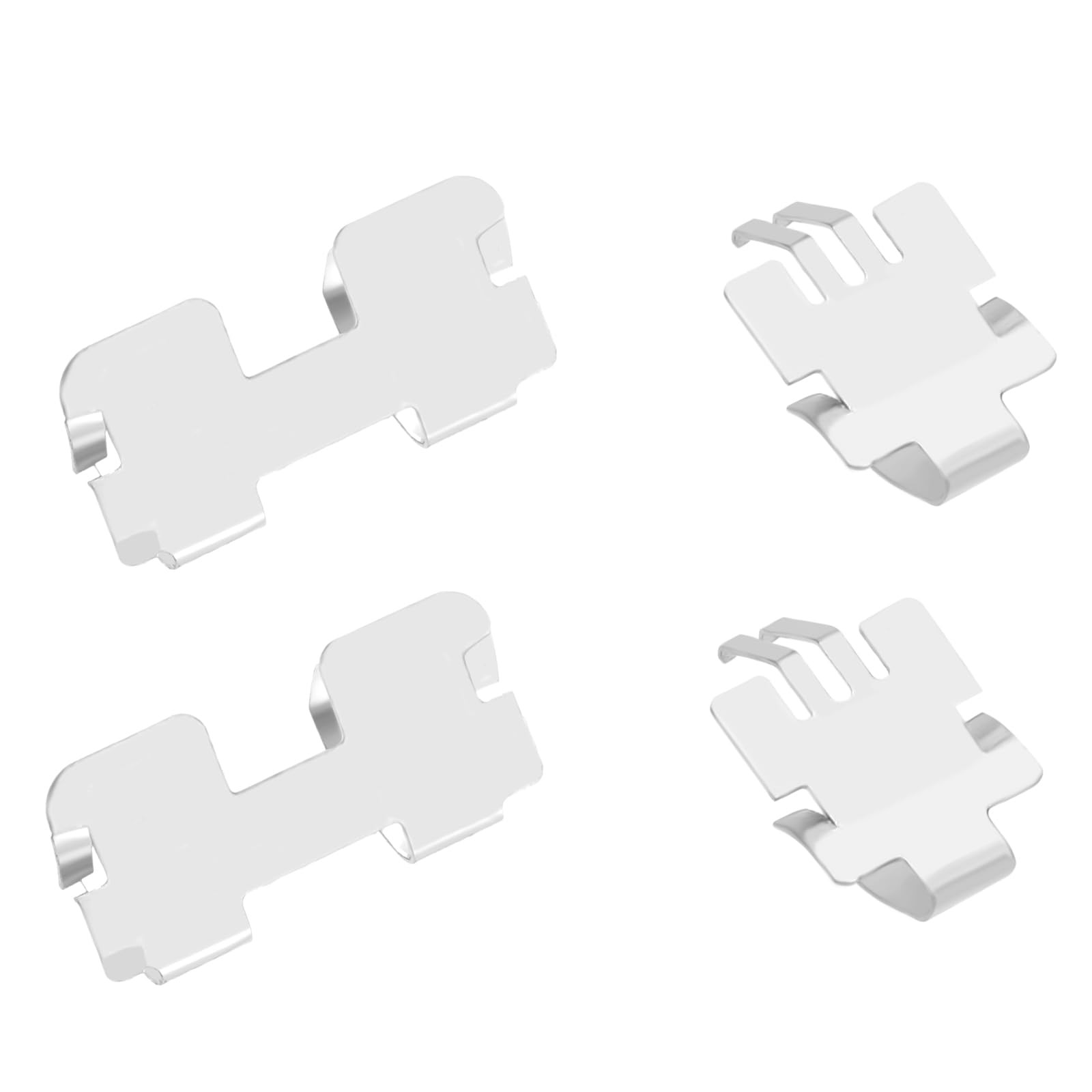 LT Easiyl 6 Sets AAA Battery Shrapnel Multimeter Holder Fixing Silver