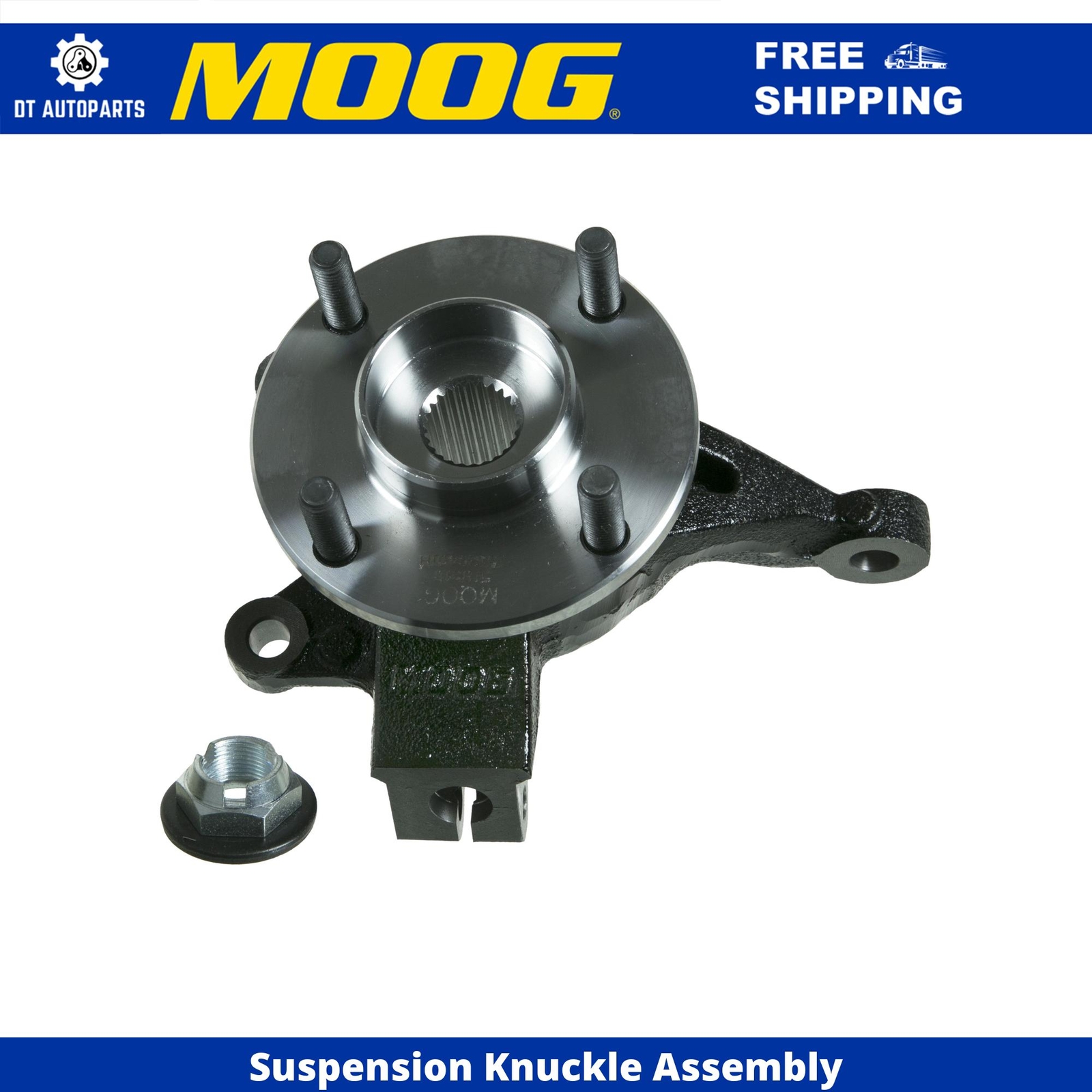 For 2006-2011 Ford Focus Suspension Knuckle Assembly Front Left MOOG 2006 2007