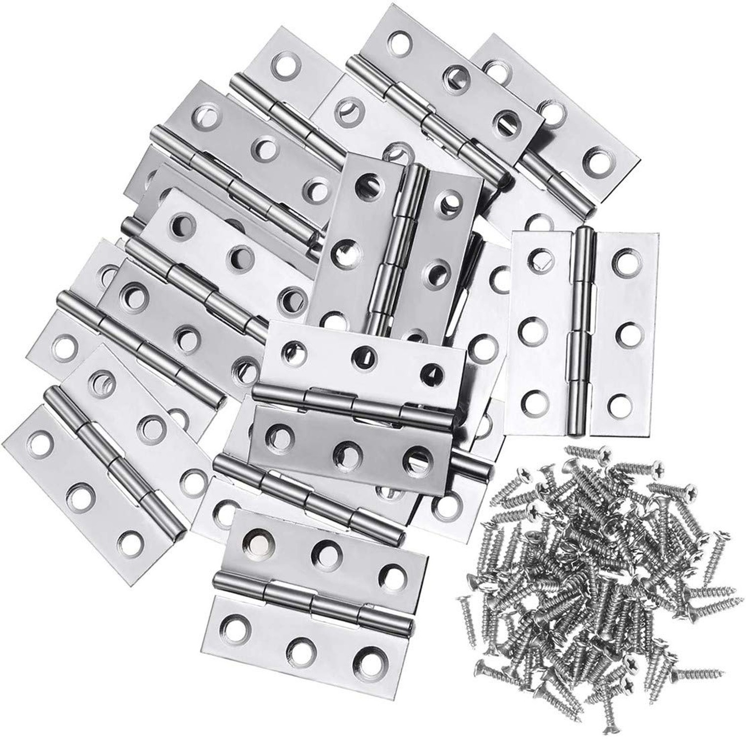20Pcs Stainless Steel Folding Hinge 2 inch Door and Window Hinge is assigned ...