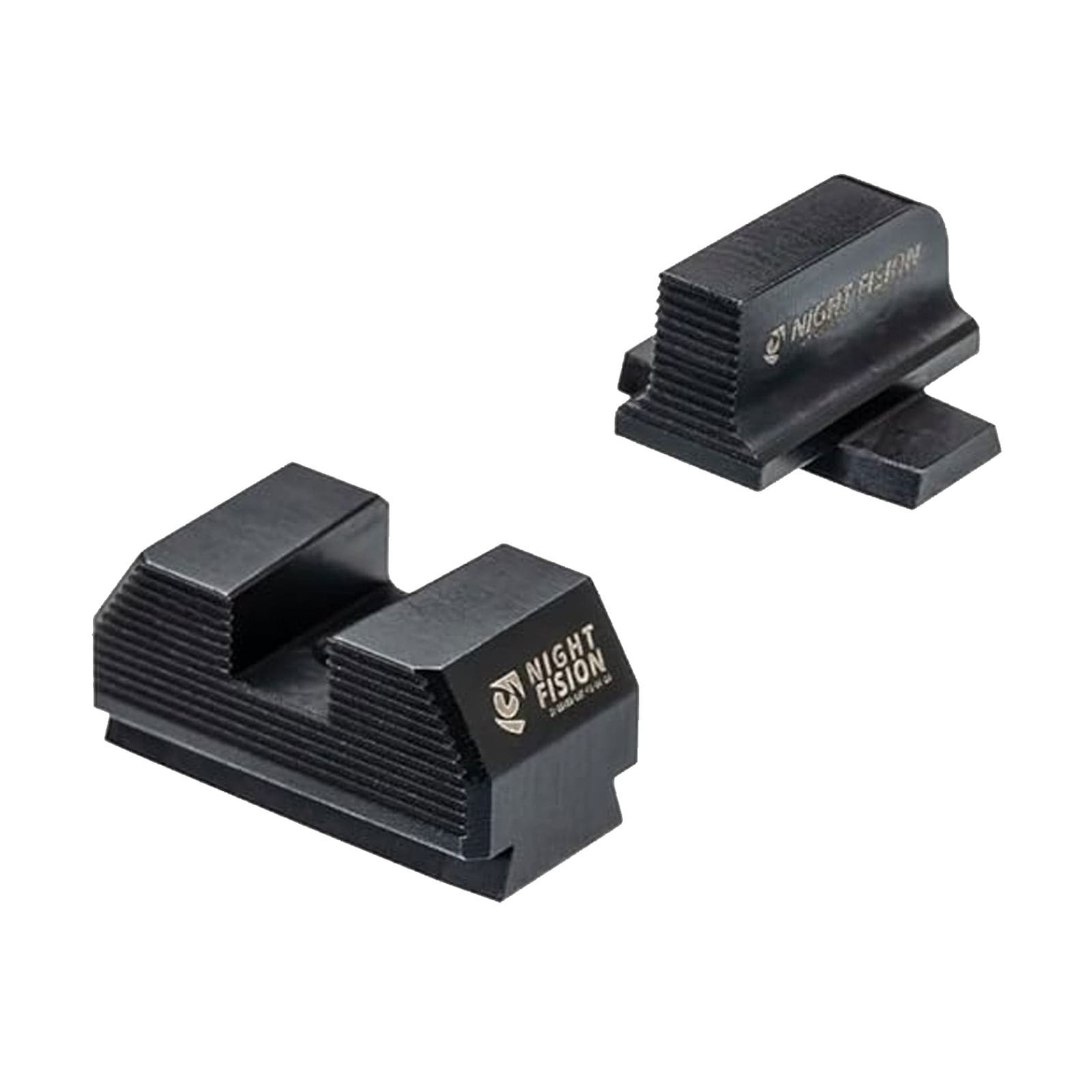 NIGHT FISION Blacked Out Stealth Optic Height Sights for Sig P365/P320