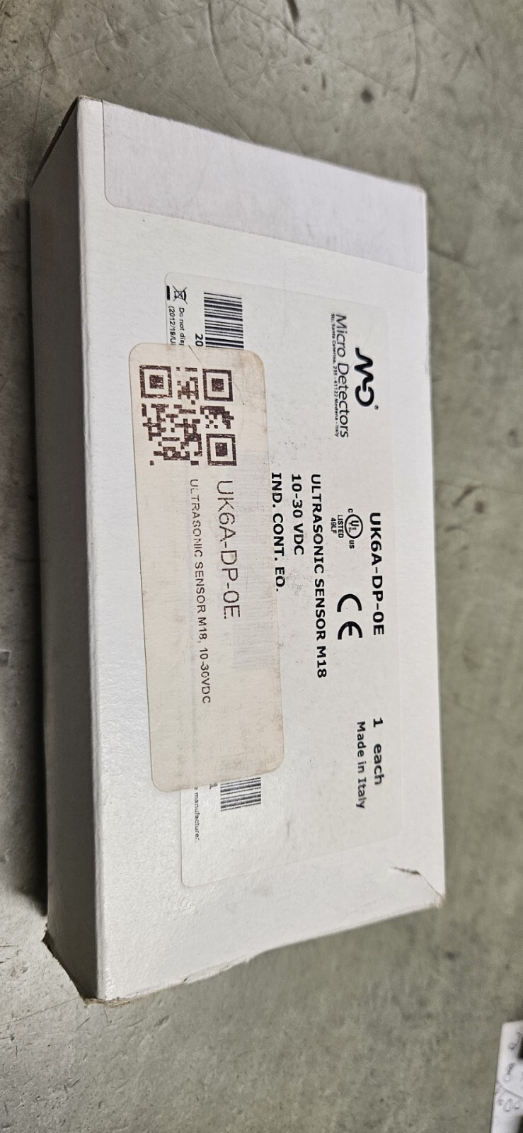 MD MICRO DETECTORS UK6A-DP-0A / UK6ADP0A (NEW OPEN BOX)