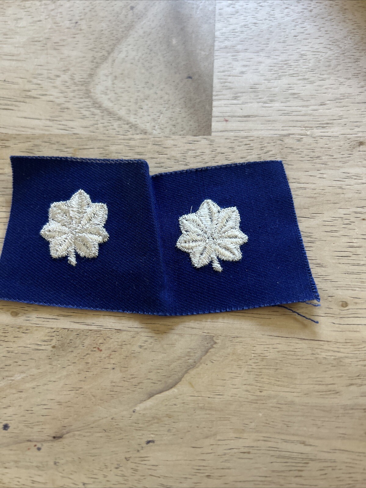 US ARMY BDU EMBROIDERED LTC LIEUTENANT COLONEL RANK COLLAR INSIGNIA -1 PAIR