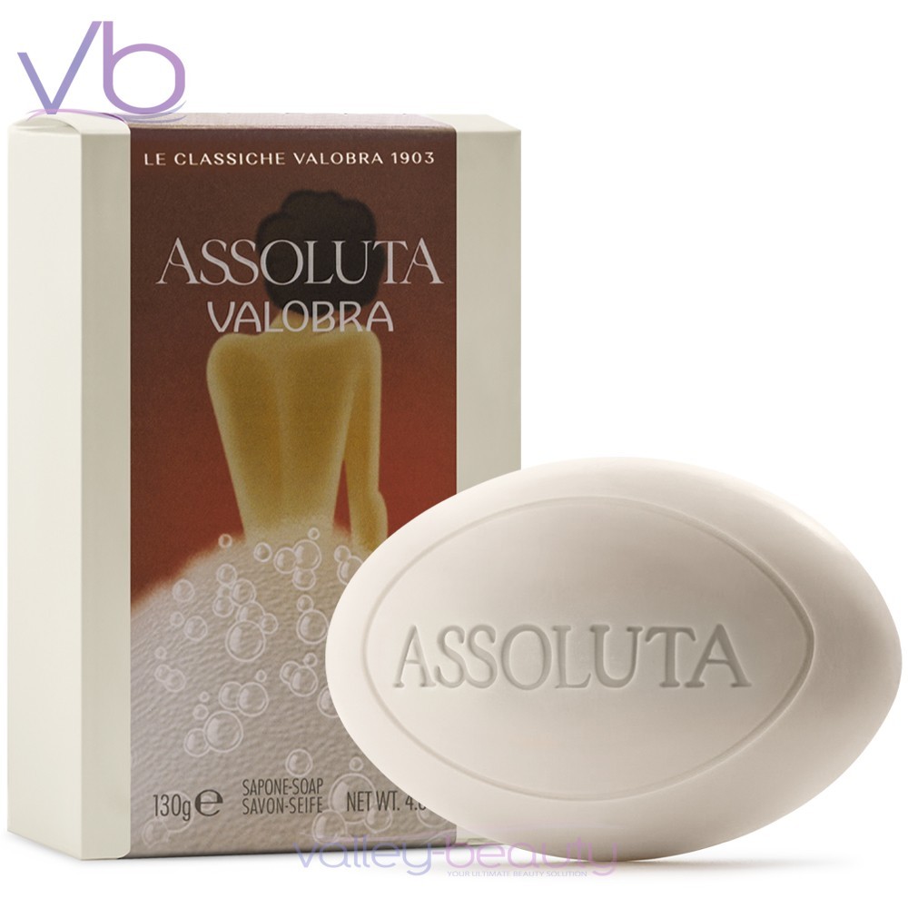 Valobra Assoluta Shea Butter Soap | Luxury Italian Original Recipe, 4.6oz