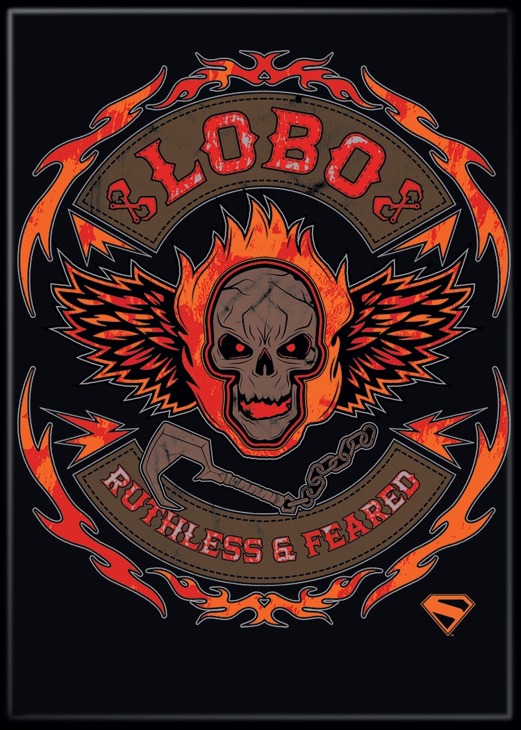 Supergirl 2026 Movie Lobo Ruthless & Feared Logo Refrigerator Magnet NEW UNUSED