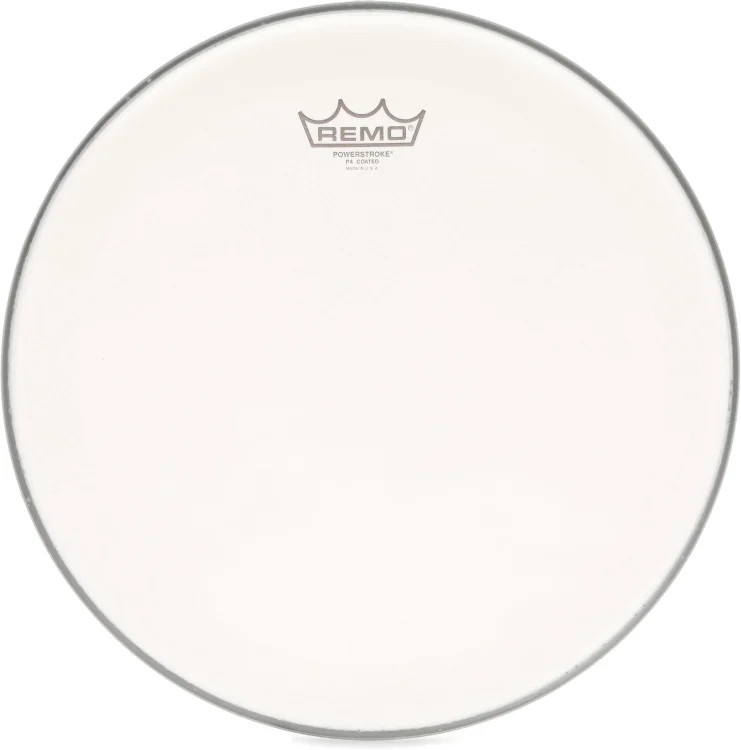 Remo Powerstroke P4 Coated Drumhead - 14-inch - with Clear Dot