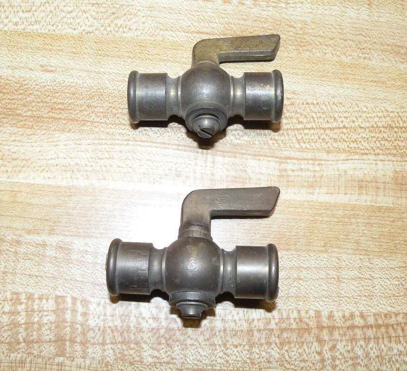 Vintage Brass Petcock 1/4" N.P.T. Flow Valve Female to Female Threads steampunk