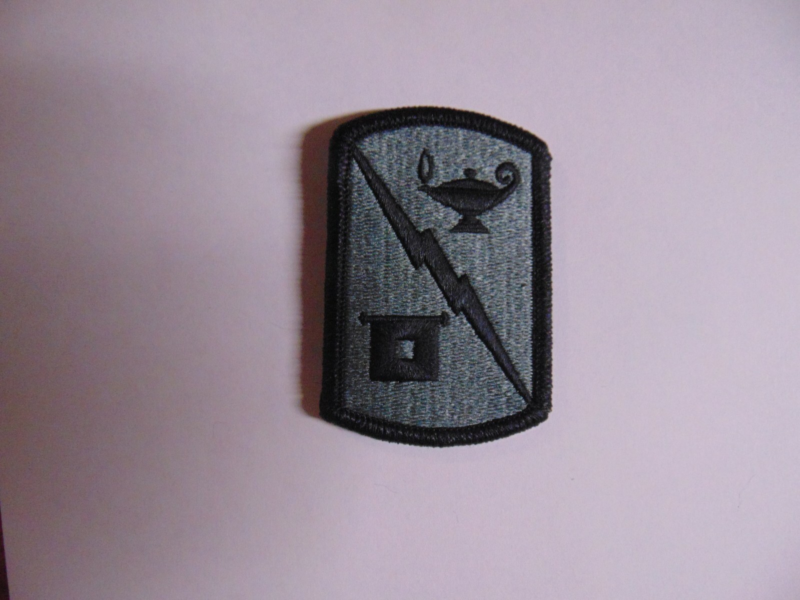MILITARY PATCH US ARMY HOOK LOOP BACK FOR ACU UNIFORM 15TH SIGNAL BRIGADE