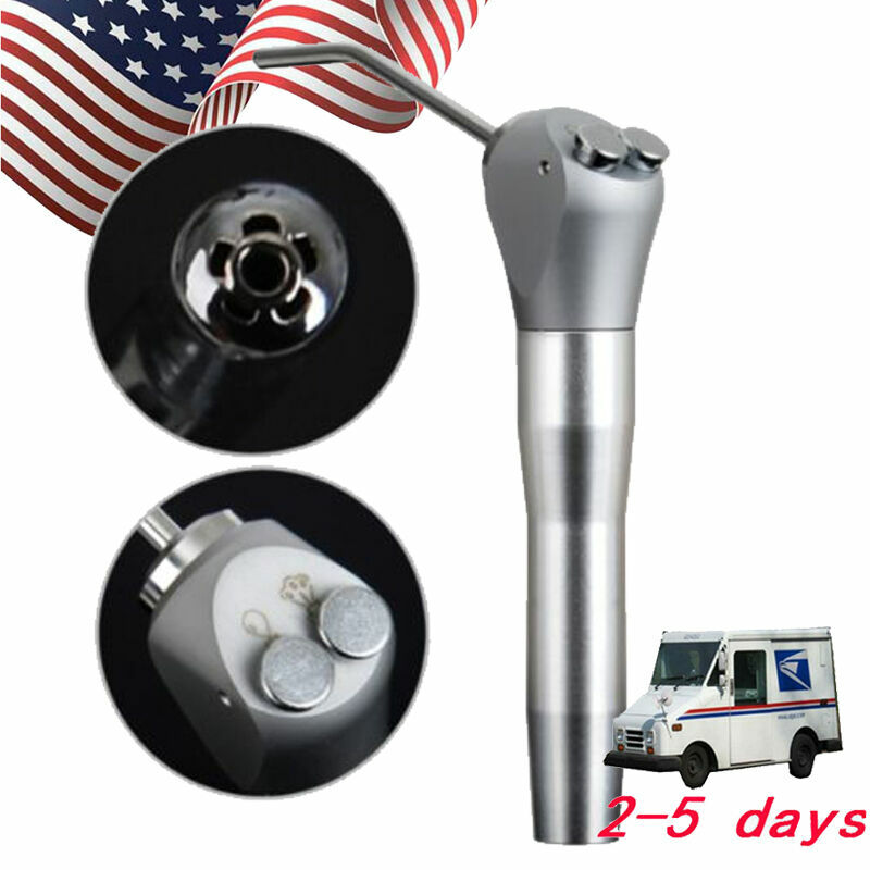 Dental Air Water 3 Way Spray Triple Syringe Handpiece w/ 2Nozzles Tips Tubes