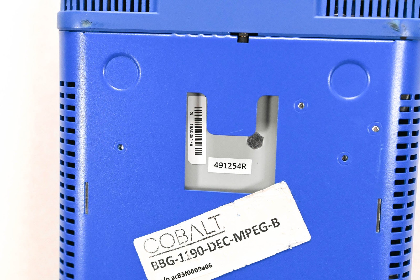 Cobalt BBG-1190-DEC-MPEG-B Broadcast Video Decoder CG01QAN