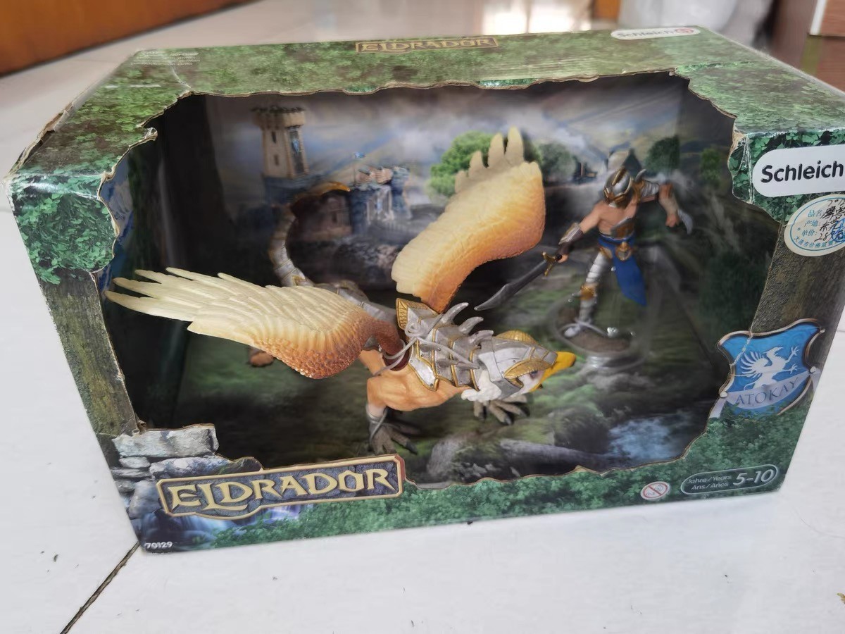 Schleich World History of Knights Griffin Bird of Prey 70129fighter with griffin