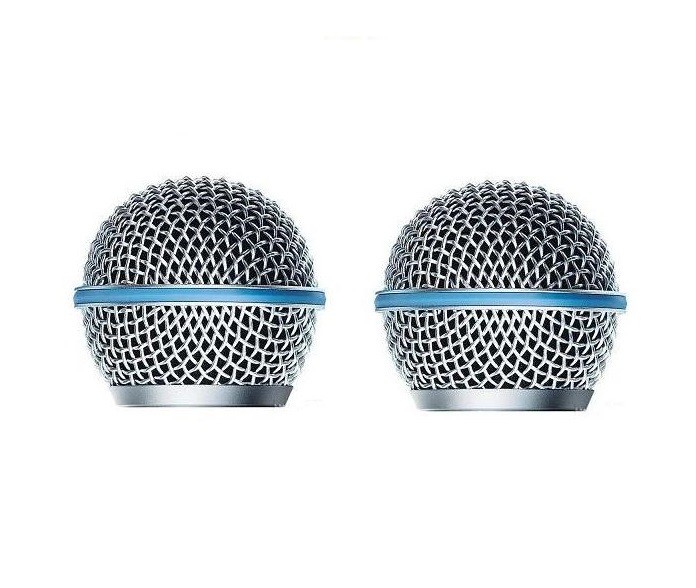 2 Pack RK323G Replacement Grill for Shure Wireless Beta 58A Handheld Transmitter