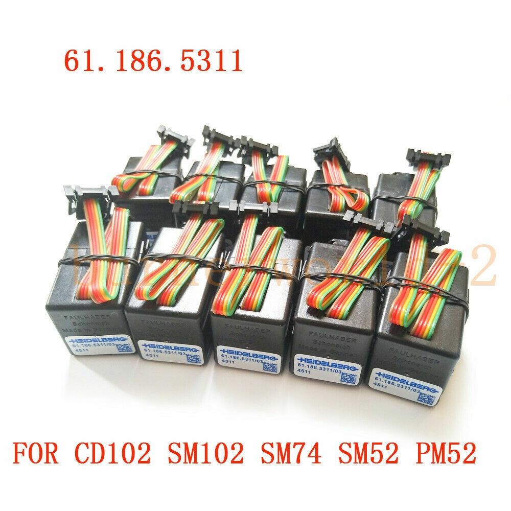 10 Pack 61.186.5311 Ink Key Motors For Heidelberg SM102 SM74 SM52 Harris M1000