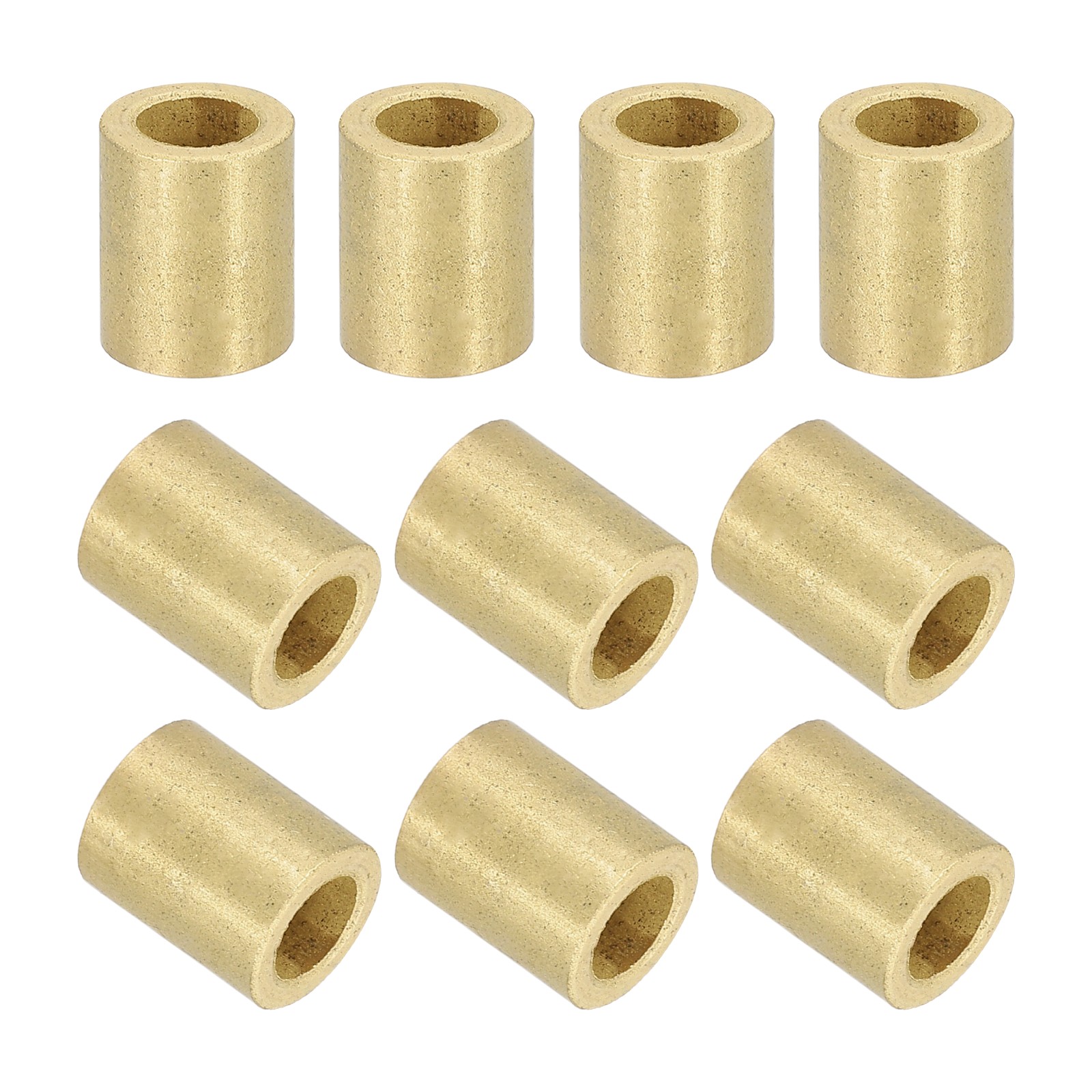 20Pcs Sleeve Bearings 5x8x10mm Self-Lubricating Sintered Bronze Bushings