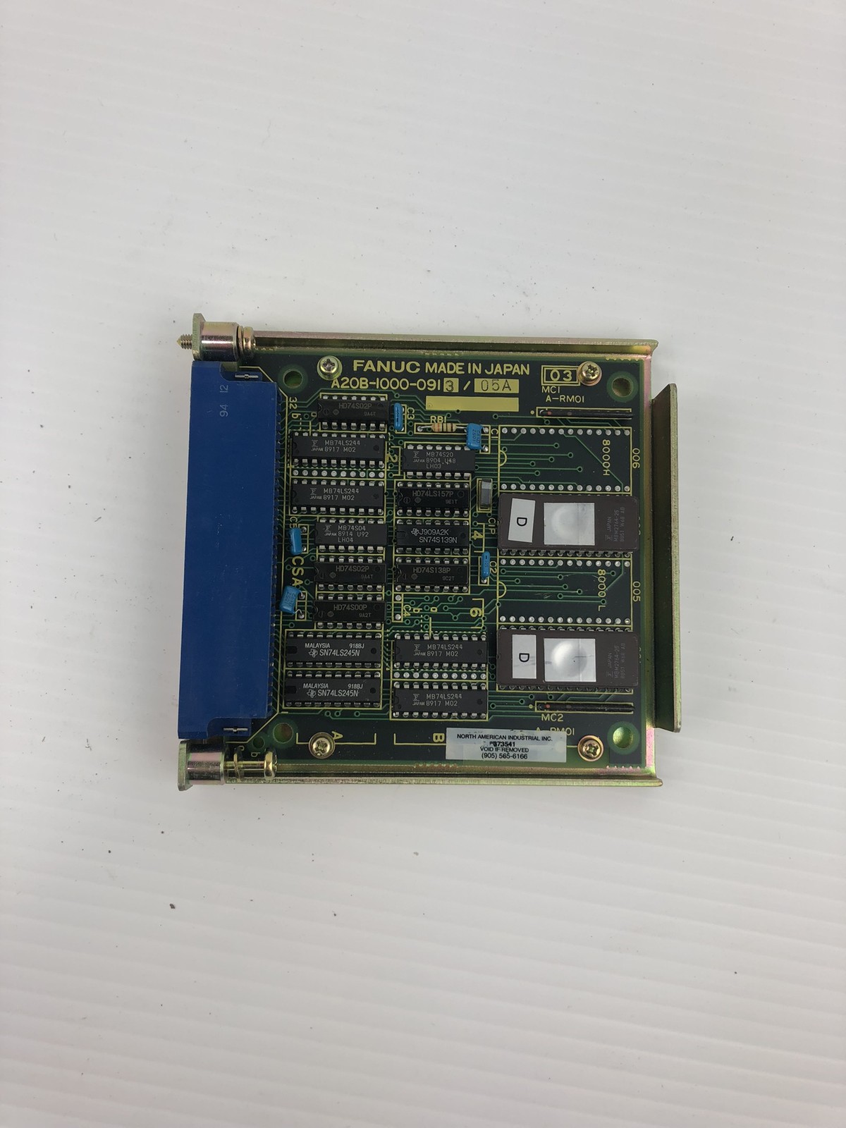 Fanuc A20B-1000-0913 Internal Converter Board Controller A20B-1000-0913/05A