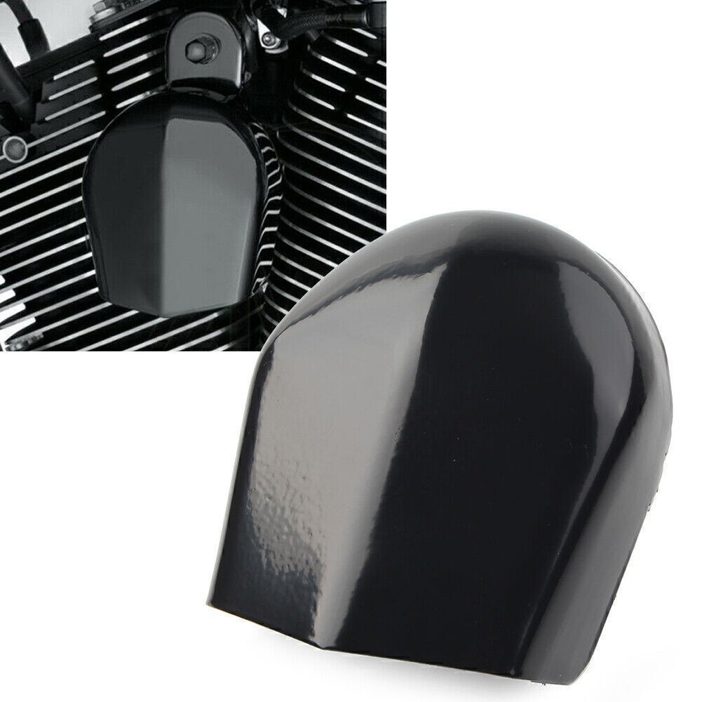Gloss Black Horn Cover for Harley Touring Road King Glide Street FLHR FLHX 93-18