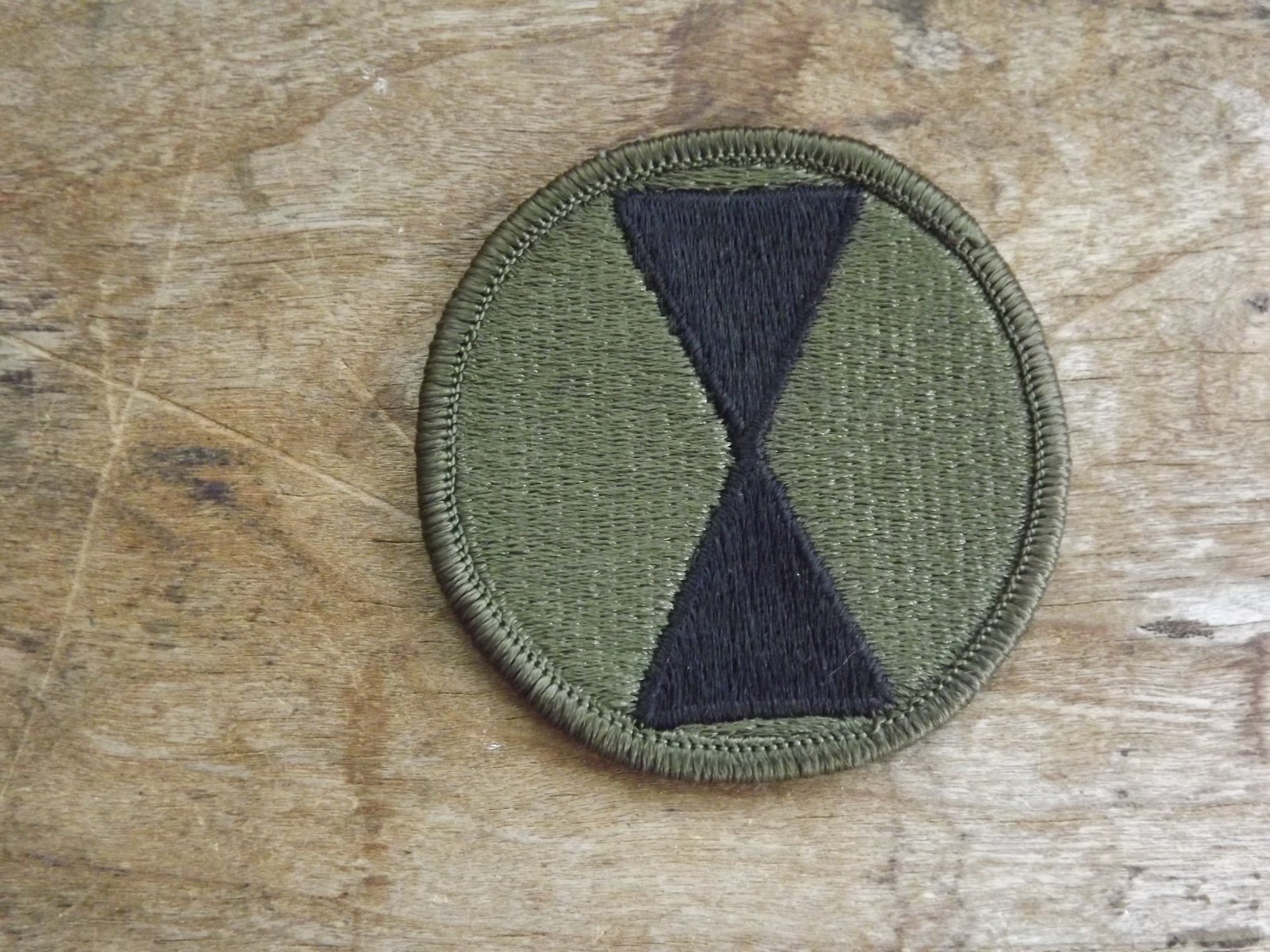 7th Infantry Division Patch, Subdued - INV# C874