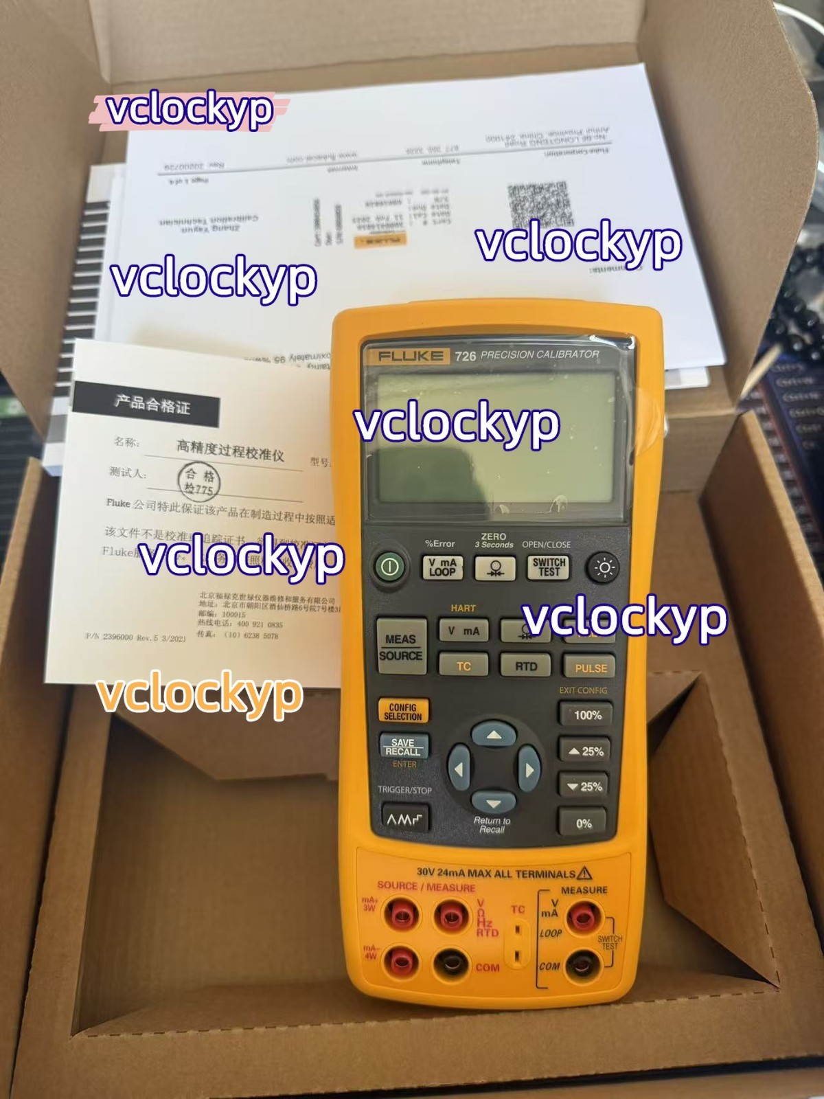 95%NewFluke 726 Multifunction Process Calibrator Calibrated /stock 2025 New open
