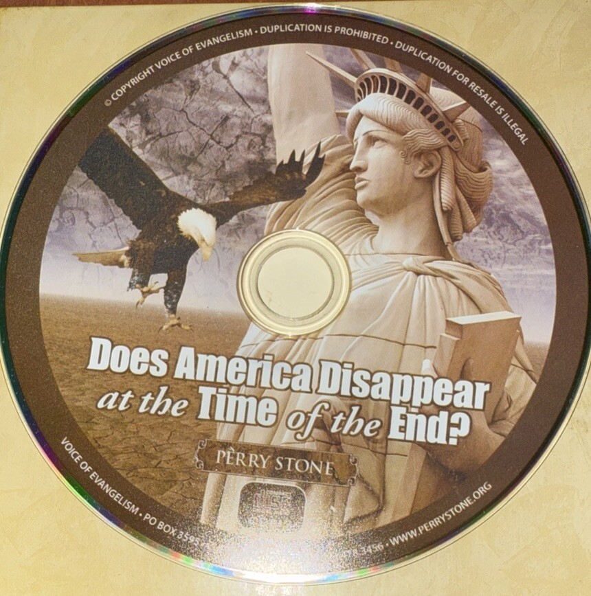 Perry Stone Does America Dissappear at the Time of the End? CD