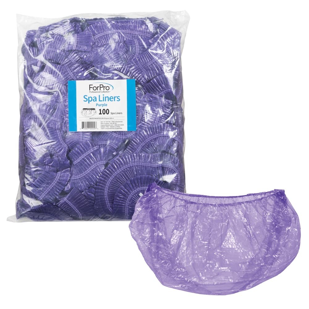 ForPro Professional Collection Spa Liners, Fit All Pedicure Spas, Disposable ...