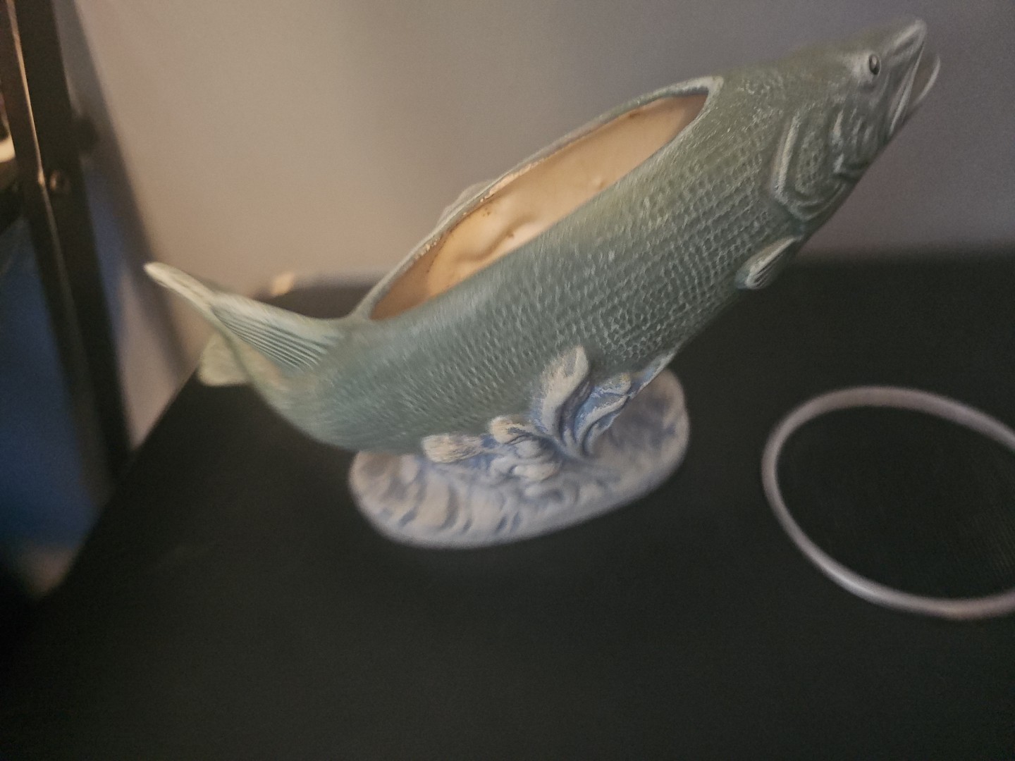 retro ceramics fish plante