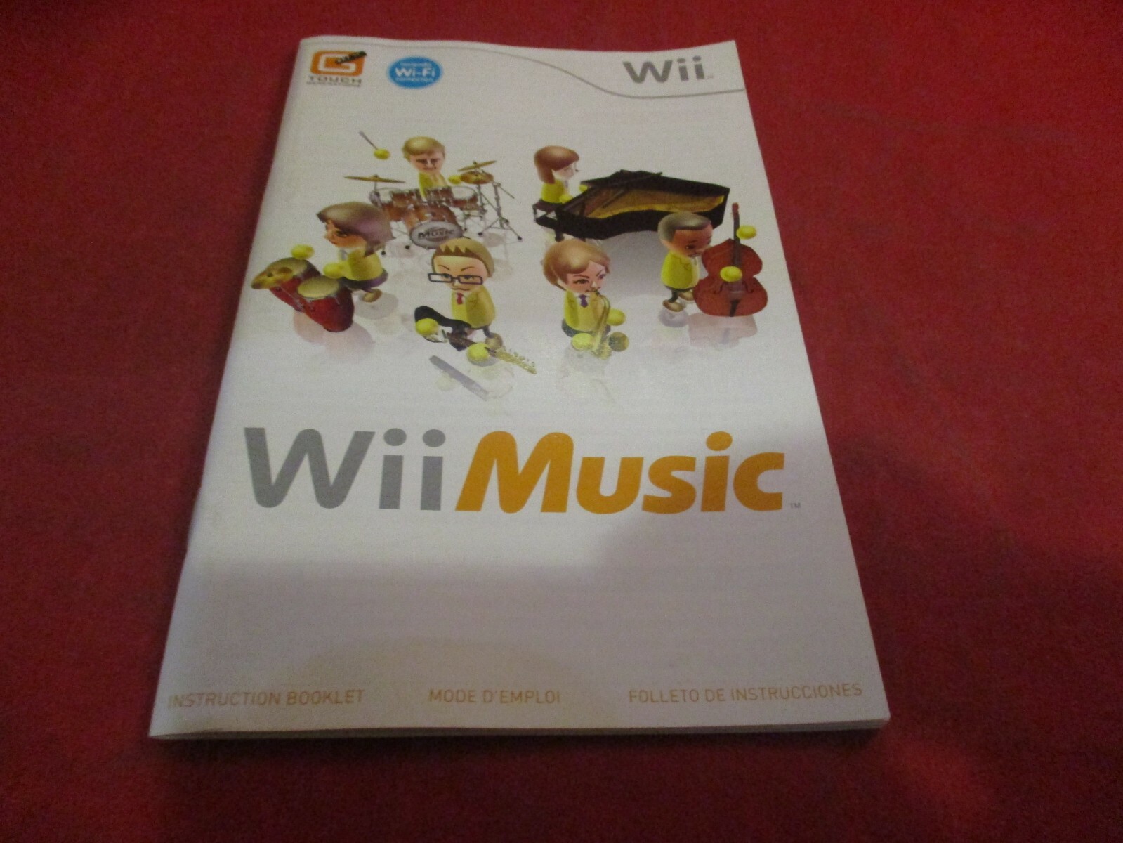 Wii Music Nintendo Wii Instruction Manual Booklet ONLY