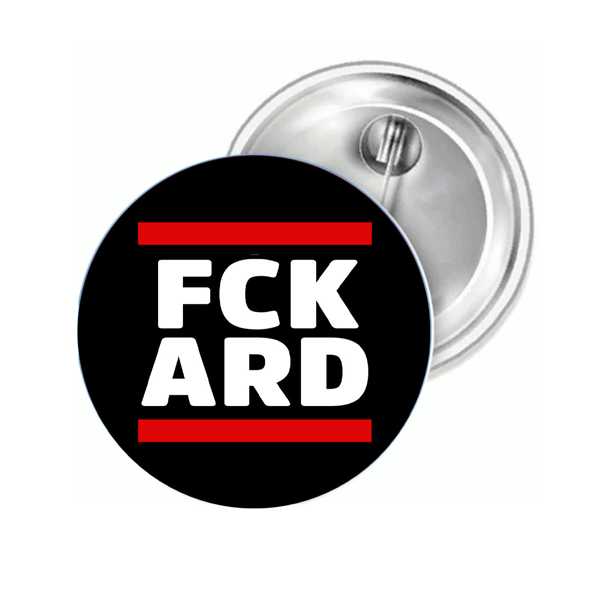 FCK ARD State Radio Lying Press Fakenews Lies Button Pin Fridge Magnet