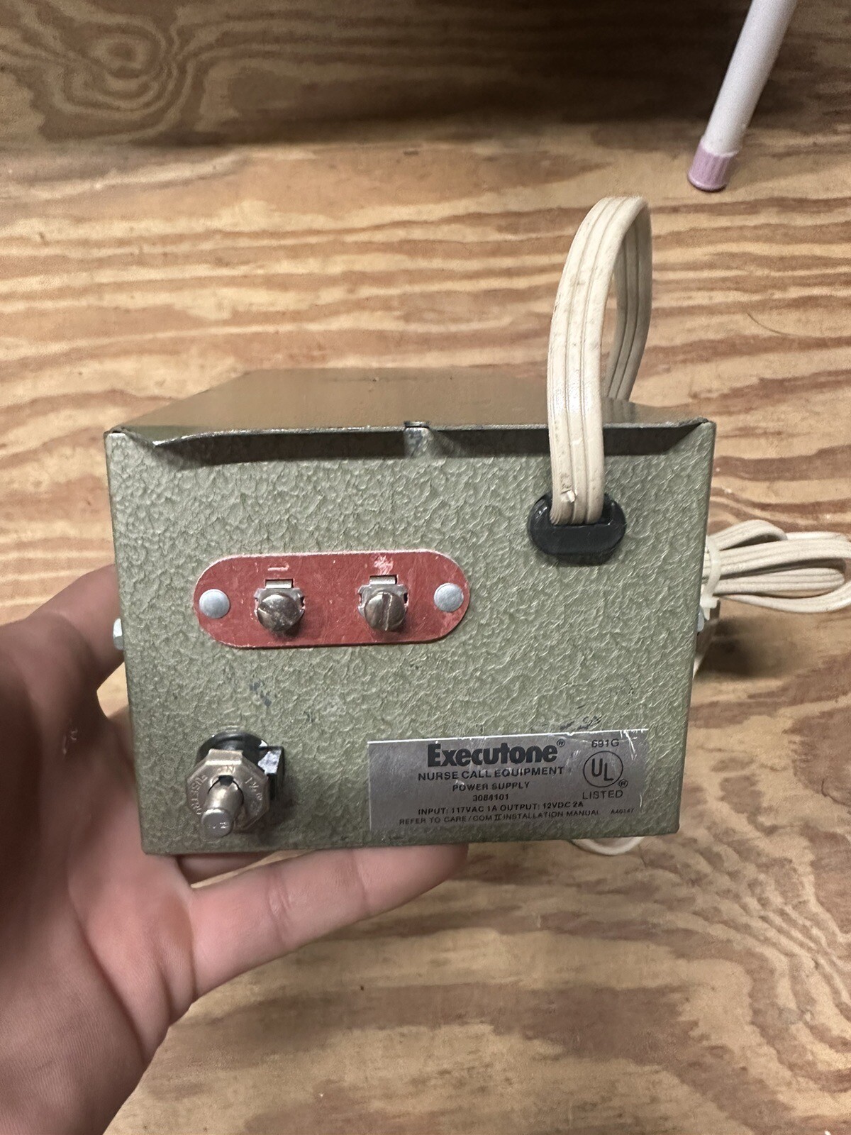 Executone 3084101 12VDC 2A Nurse Call Power Supply