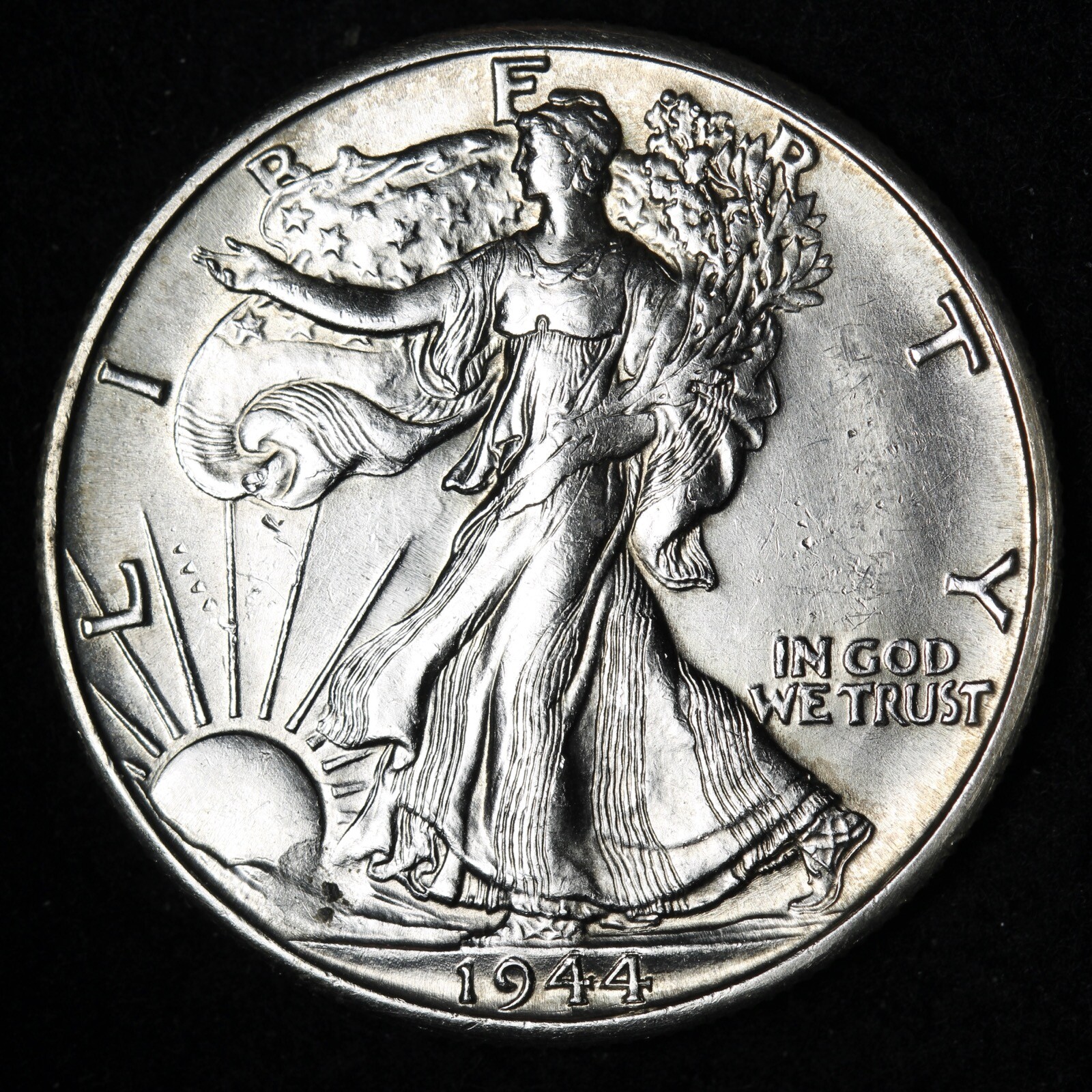 1944-D Walking Liberty Silver Half Dollar GEM BU *UNCIRCULATED* MS E305 JEM